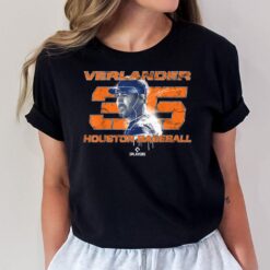 Justin Verlander Silhouette The Monarch Houston MLBPA T-Shirt