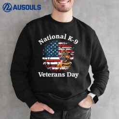 K9 German Shepherd Military Police Veterans Day Ver 1 Sweatshirt