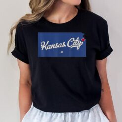Kansas City Kansas KS Map T-Shirt