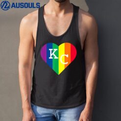Kansas City Missouri - Rainbow Midwest KC Gay Pride Month Tank Top