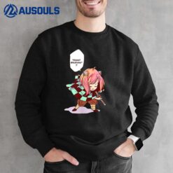 Kawaii Anya In Demon Costume Spy Design x Family Sweatshirt