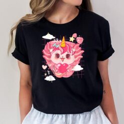 Kawaii Axolotl Unicorn Cute Axolotl Aesthetic n Girls T-Shirt