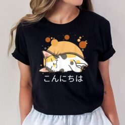 Kawaii Cat Anime Japanese Gift Girls Women Official nager T-Shirt