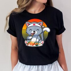 Kawaii Cat Otaku Japanese Sushi Gift Girls Official nager T-Shirt