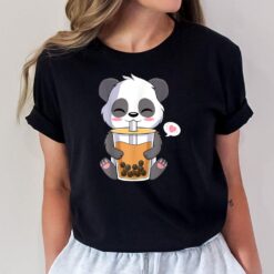 Kawaii Cute Anime Panda Otaku Japanese Bubble Boba Tea Gifts T-Shirt