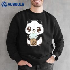 Kawaii Cute Anime Panda Otaku Japanese Bubble Boba Tea Sweatshirt