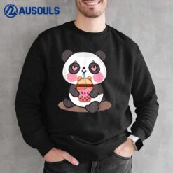 Kawaii Cute Panda Boba Tea Bubble Tea Anime Gift Girls ns Sweatshirt