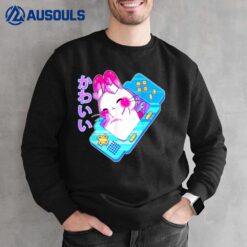 Kawaii Gamer Rabbit Pastel Cute Video Game Player Sweatshirt