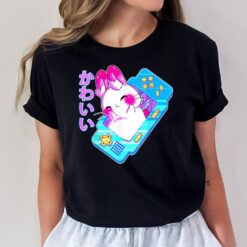 Kawaii Gamer Rabbit Pastel Cute Video Game Player T-Shirt