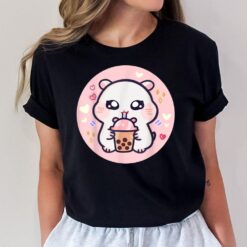 Kawaii Hamster Boba Tea Bubble Tea Girl Anime Fan Otaku T-Shirt