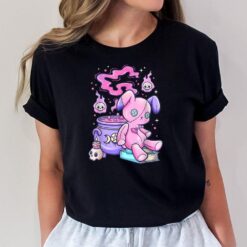 Kawaii Pastel Goth Cute Creepy Witchy Bear T-Shirt