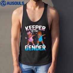 Keeper of the Gender Baby Party Gender Reveal Announcement Tank Top