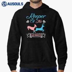 Keeper of the Gender Buck Or Doe in blue and pink - party Hoodie