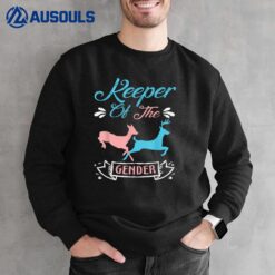 Keeper of the Gender Buck Or Doe in blue and pink - party Sweatshirt