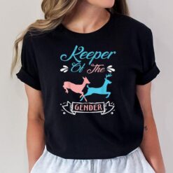 Keeper of the Gender Buck Or Doe in blue and pink - party T-Shirt