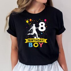 Kids 8 Year Old Birthday Boy Soccer 8th Birthday Boy T-Shirt