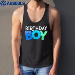 Kids Birthday Boy Toddler Birthday Crew Tank Top