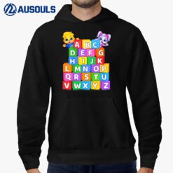 Kids Colorful Alphabet Letters A to Z for Kids by Lucas & Friends Hoodie