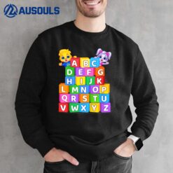 Kids Colorful Alphabet Letters A to Z for Kids by Lucas & Friends Sweatshirt