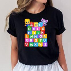 Kids Colorful Alphabet Letters A to Z for Kids by Lucas & Friends T-Shirt