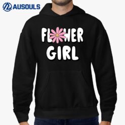 Kids Flower Girl - Cute Pretty Floral Simple Little Girls_1 Hoodie