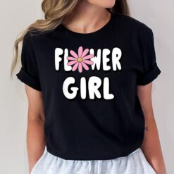 Kids Flower Girl - Cute Pretty Floral Simple Little Girls_1 T-Shirt