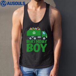 Kids Garbage Truck Toddler Trash Truck Birthday Boy Tank Top