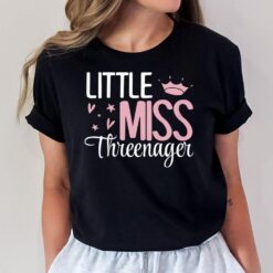 Kids Little Miss Threenager T-Shirt