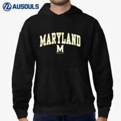 Kids Maryland Terrapins Kids Arch Over Red Officially Licensed Hoodie