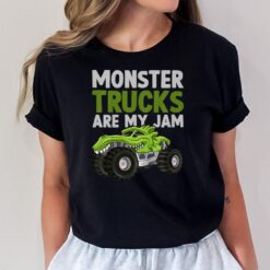 Kids Monster Trucks Are My Jam Funny Monster Truck Boy T-Shirt