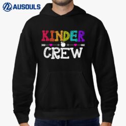 Kinder Crew Funny Kindergarten Teacher 100th Day of School Hoodie