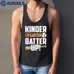 Kindergarten Batter Up Baseball Back To School Tank Top