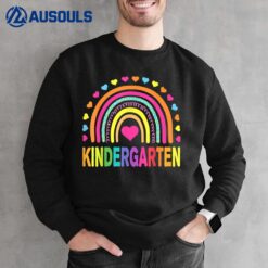 Kindergarten Rainbow Girls Boys Teacher Team Kinder Squad Sweatshirt