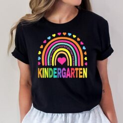 Kindergarten Rainbow Girls Boys Teacher Team Kinder Squad T-Shirt