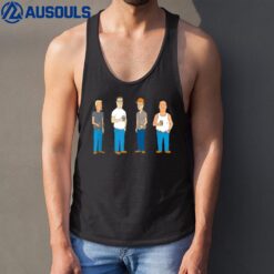 King of the Hill Four Guys Tank Top