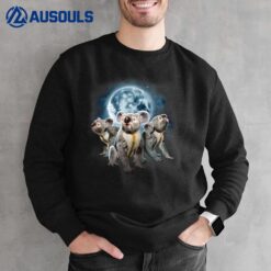 Koala Howling at the Moon  - Funny Koala  - Koala Sweatshirt