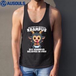 Krampus Believes In You Germanic Christmas Demon Horror Tank Top