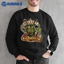 Krampus Christmas Merry Krampus Holiday Horror Sweatshirt