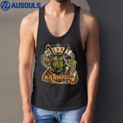 Krampus Christmas Merry Krampus Holiday Horror Tank Top