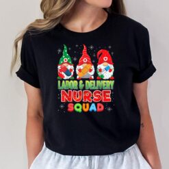 Labor & Delivery Nurse Squad Christmas Gnomes Ugly Sweater T-Shirt