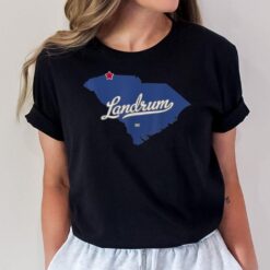 Landrum South Carolina SC Map T-Shirt