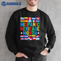 Latin Countries Flag Hispanic Heritage Month Latino Pride Sweatshirt