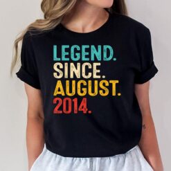 Legend Since August 2014 8th Birthday Gift 8 Years Old Boy_1 T-Shirt