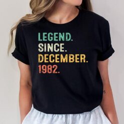 Legend Since December 1982 40th Birthday Gifts 40 Years Old T-Shirt