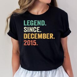 Legend Since December 2015 7th Birthday Gift 7 Years Old Boy T-Shirt