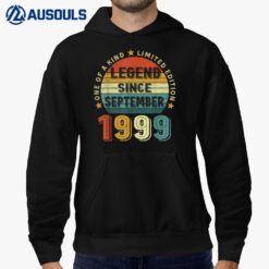 Legend Since September 1999 23rd Birthday 23 Years Old Gifts Hoodie