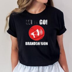 Let it Go Brandon Won Vintage Bullhorn Funny Pro Biden T-Shirt
