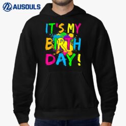 Let's Glow Party It's My Birthday Gifts  Boys Girls Hoodie
