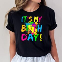 Let's Glow Party It's My Birthday Gifts  Boys Girls T-Shirt