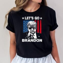 Let's Go Braden Brandon Conservative Anti Liberal US Flag T-Shirt
